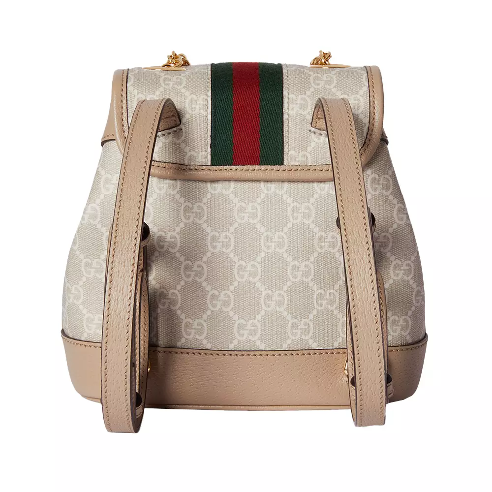 [4.4PRIL KEJUTAN HARGA] Ophidia GG Supreme Canvas Mini Backpack Beige White