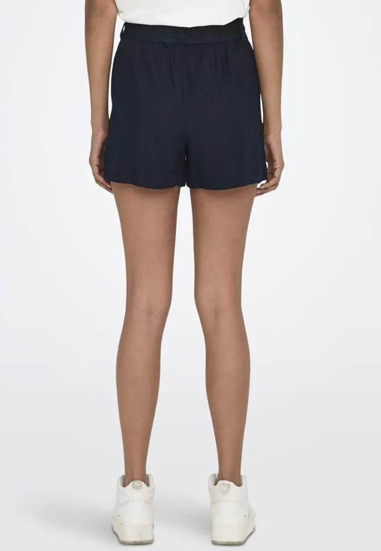 Buy JACQUELINE DE YONG Mid Waist Linen Shorts 2025 Online ZALORA
