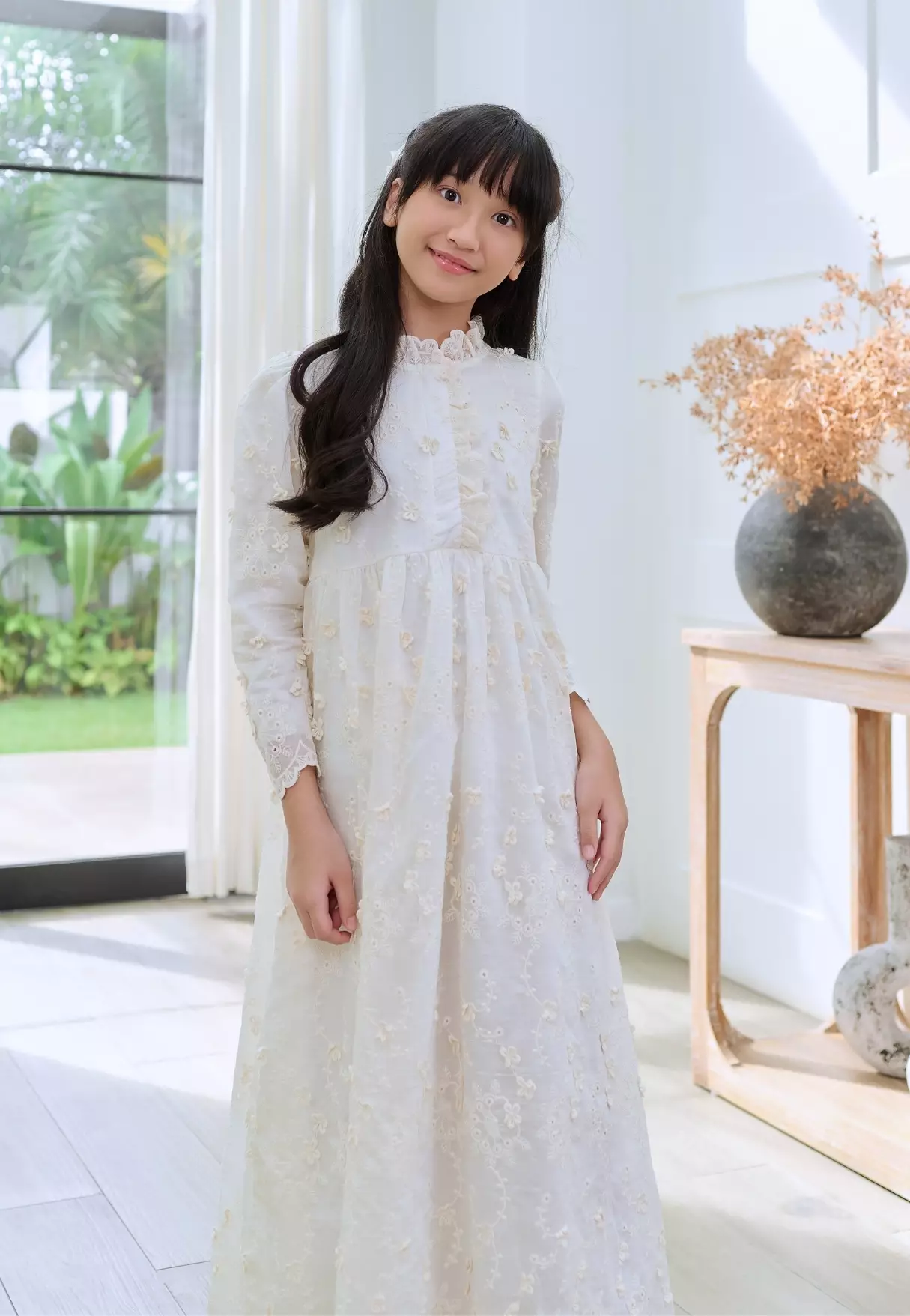 Kyra Dress - Ivory Kids