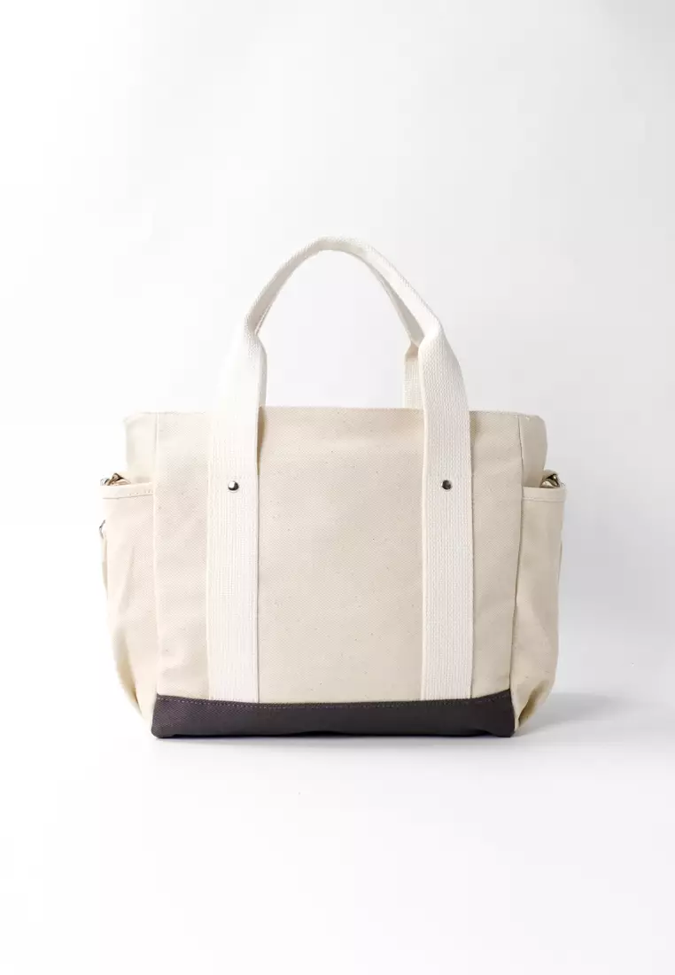 Pamole Tas Selempang Penutup Resleting Lapis Furing - Kelana Series - BW Komb Abu