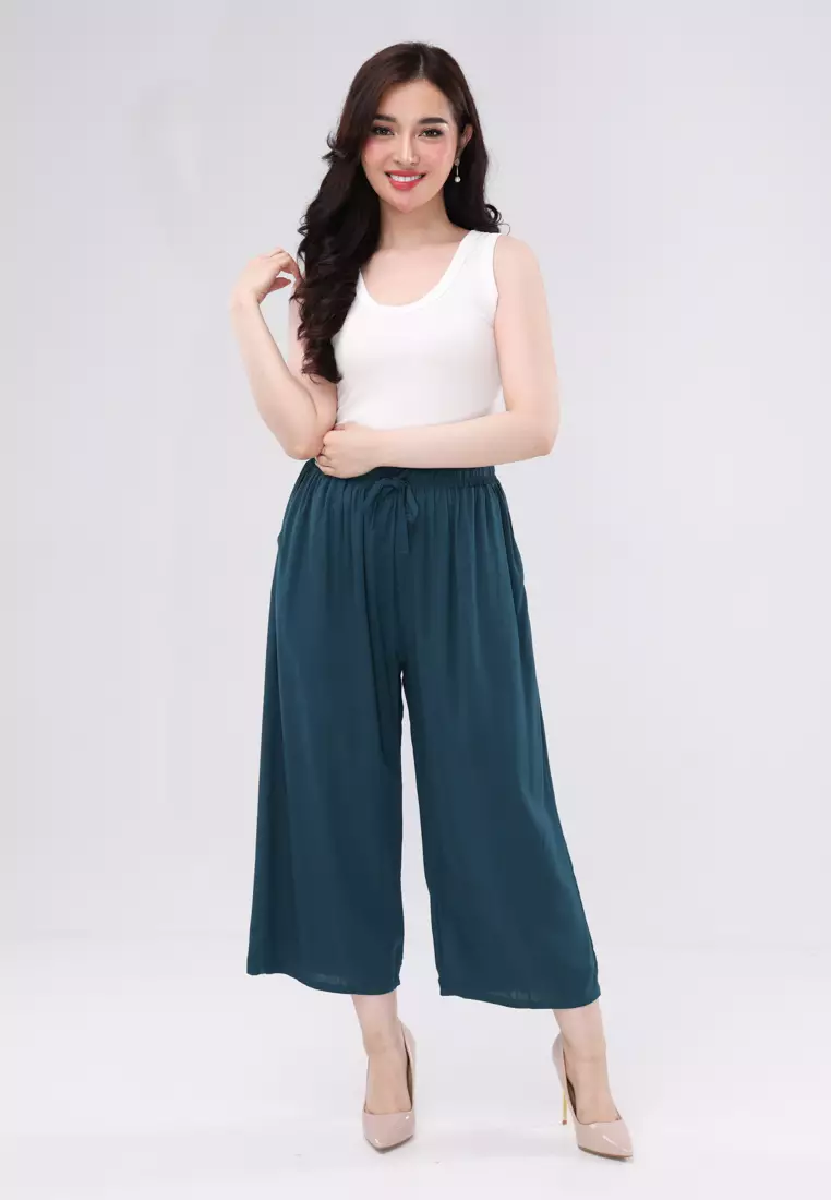 Soft Linen Cullotes Pants