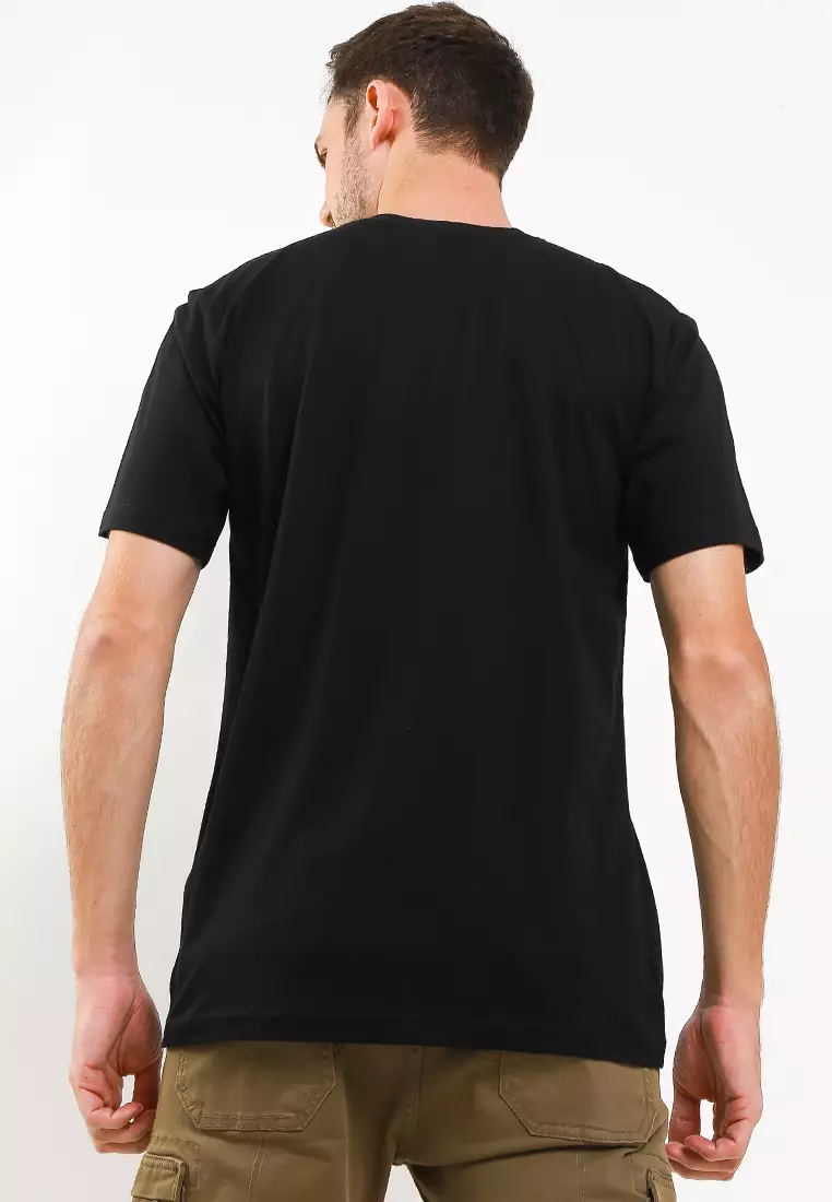 Ossu X DeeSummer T-Shirt Guns N' Roses NightRain Logo Black Soft Cotton