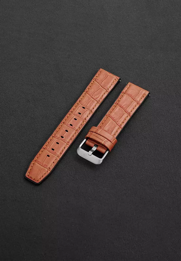 Tali Kulit Leather Strap Tali Strap 22mm Size brown