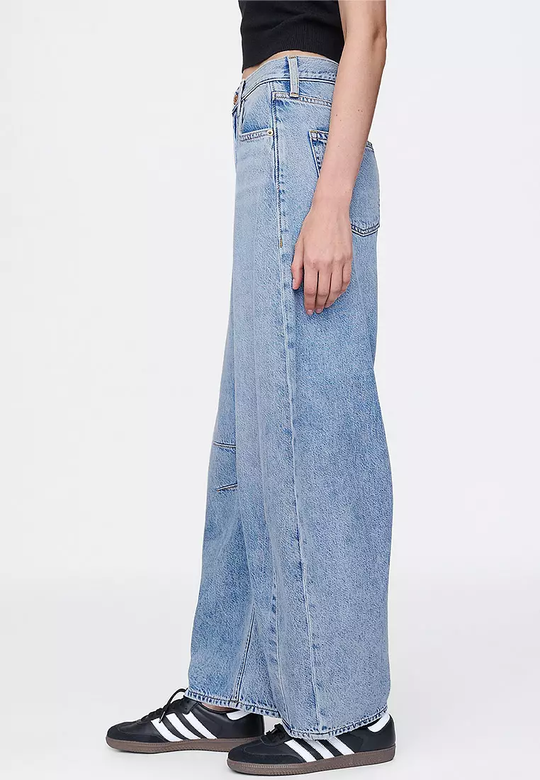 High Rise Horseshoe Jeans