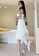 Crystal Korea Fashion white Korean banquet temperament slim-fit lace fishtail suspender dress D5776AAA8BDDEBGS_5