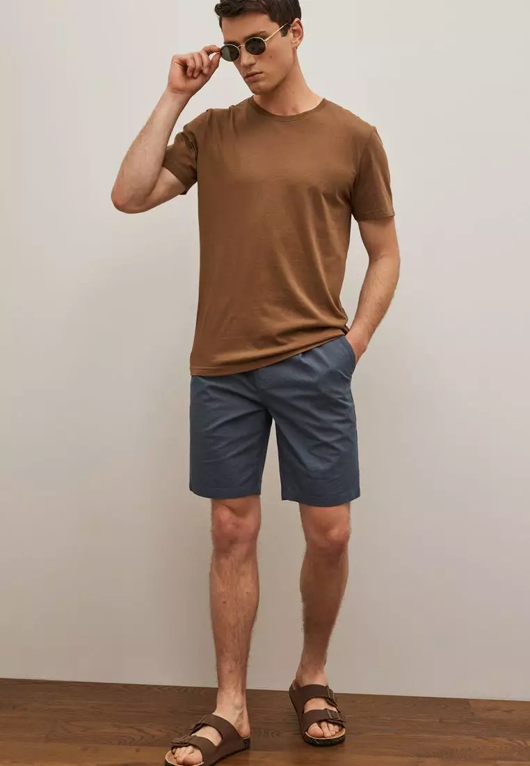 Next navy shop shorts