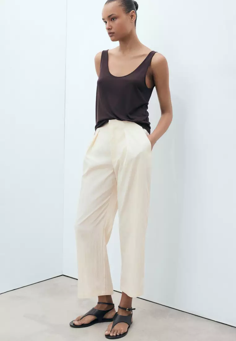 Flowy Cropped Trousers