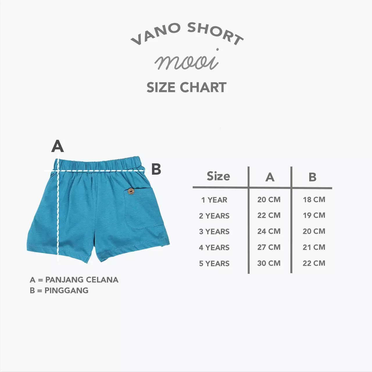 Mooi Celana Pendek Anak Vano Short Pocket Pants