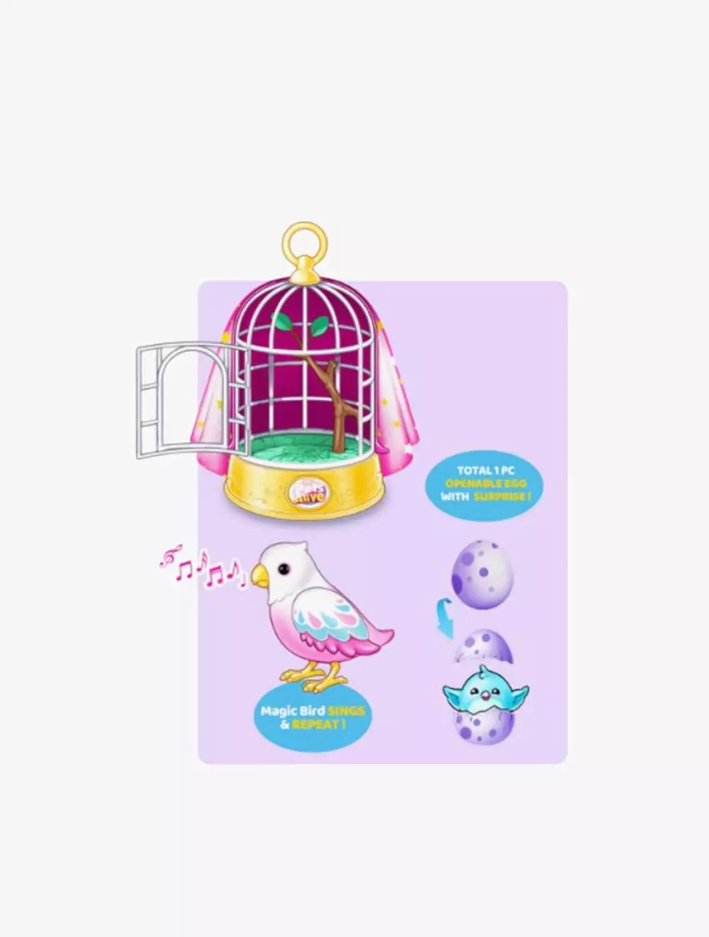 Zuru Pets Alive Magic Bird S1 Magic -ZUR9561