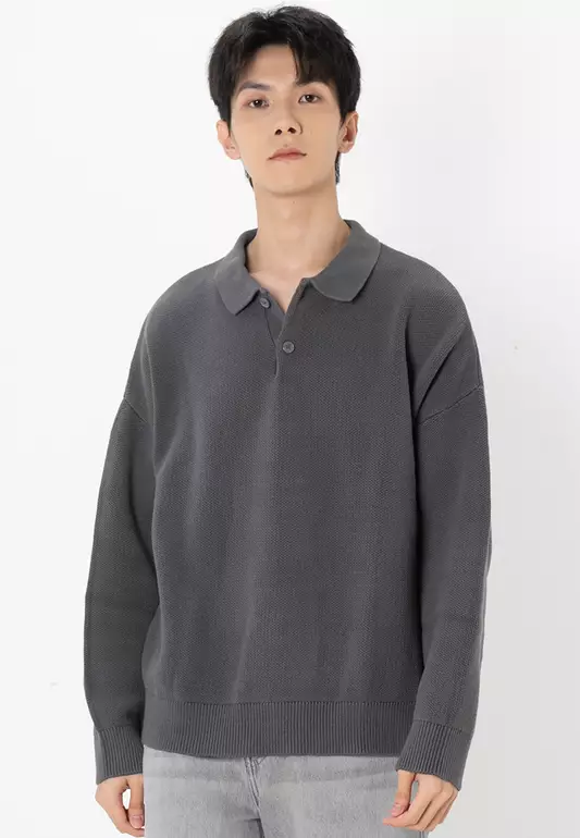 Kobe Knit Long Sleeve Polo