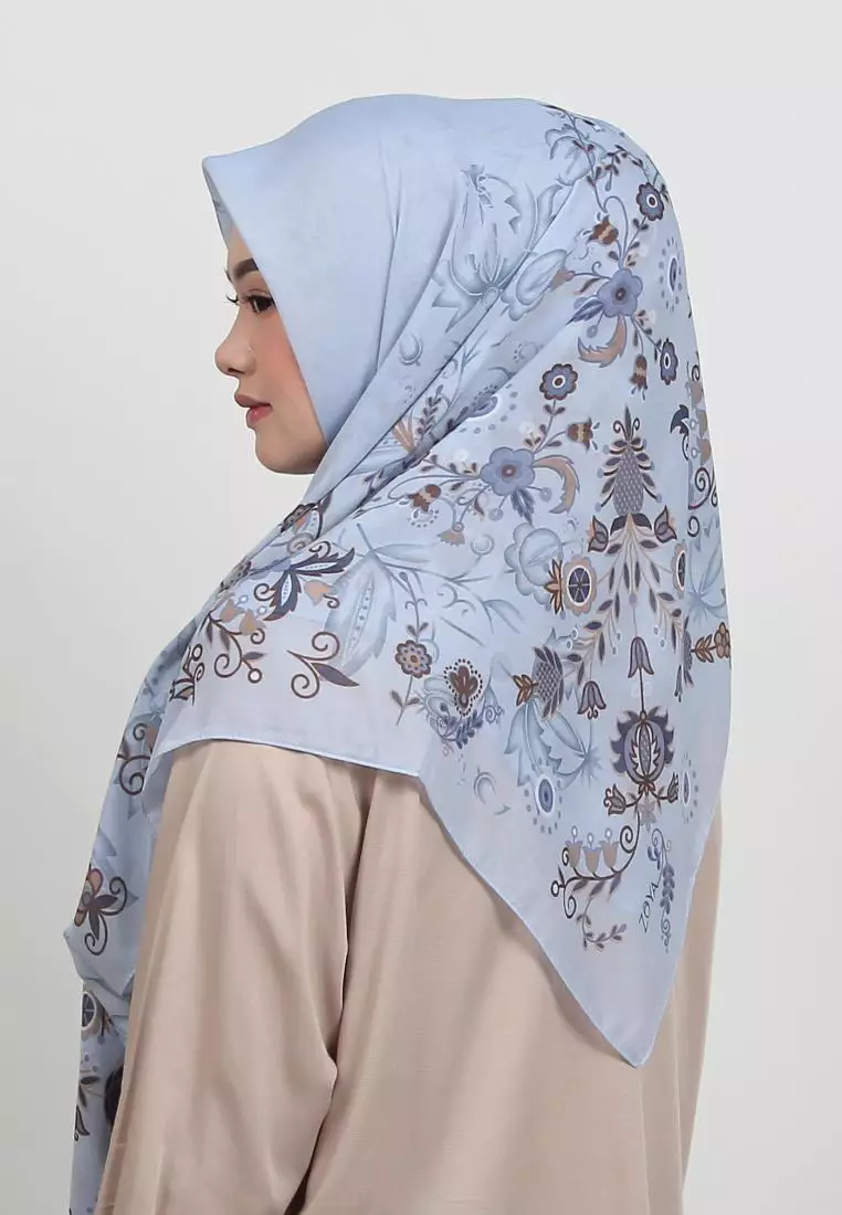 jilbab segiempat motif