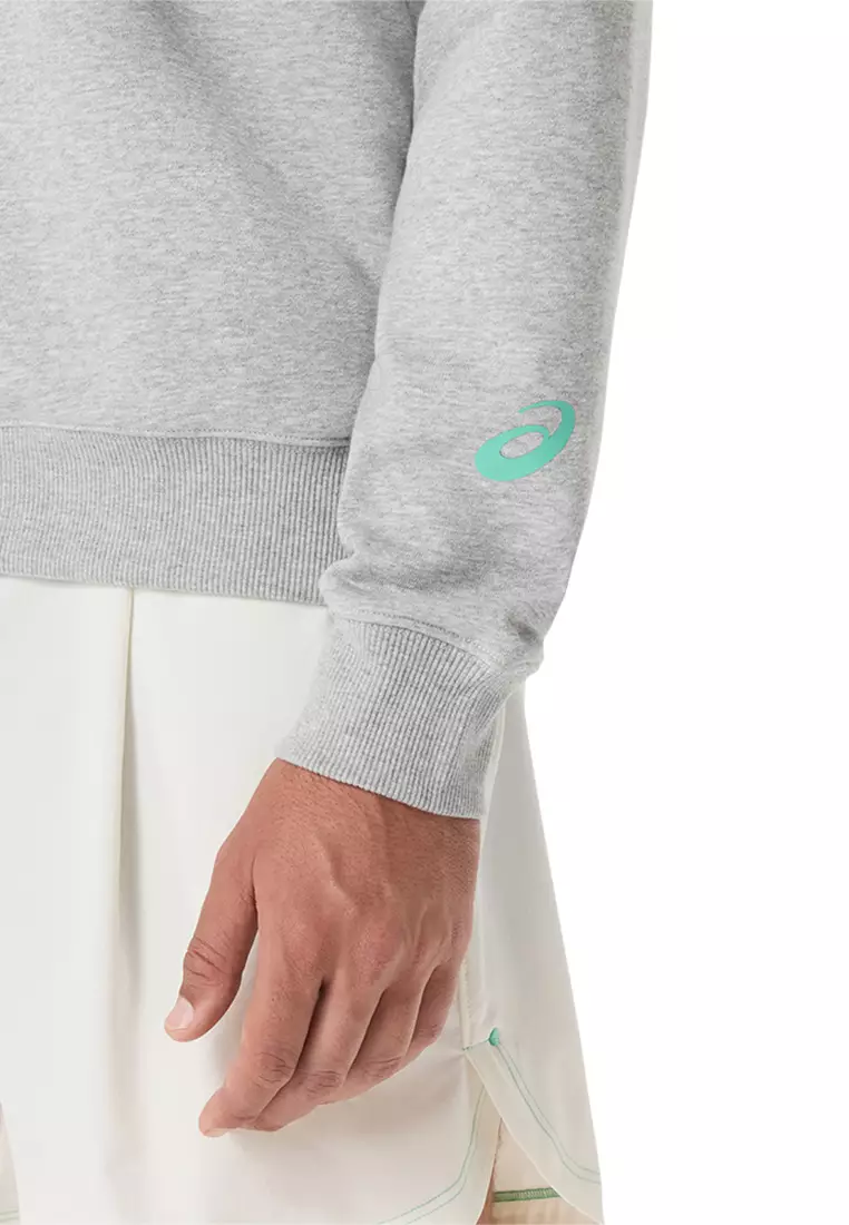 Asics Men Court Core Graphic Half Zip Sweatshirt-2041A384.020