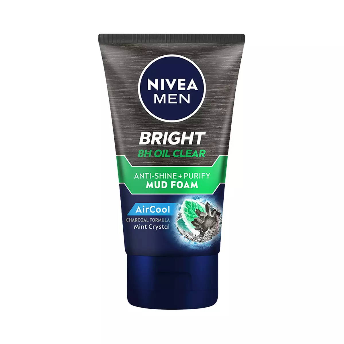 NIVEA MEN White 8H Oil Clear Anti-Shine + Purify Cooling Foam 100ml