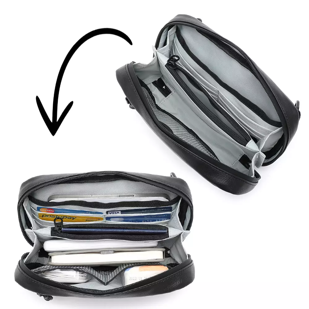 Navy Club Handbag Pria Clayton - Clutch Bag - Pouch Tas Selempang - Tas Tangan Pria