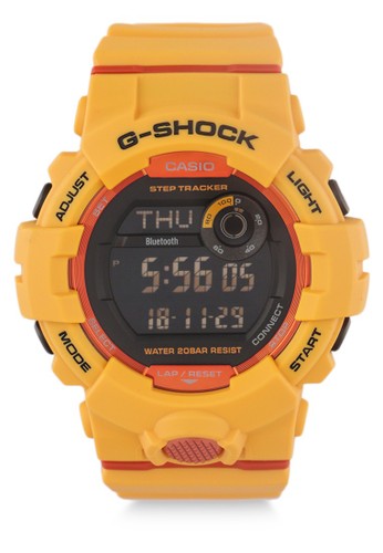 Jual G Shock Casio G Shock Jam Tangan Pria Yellow Orange Resin Gbd 800 4dr Original Zalora Indonesia