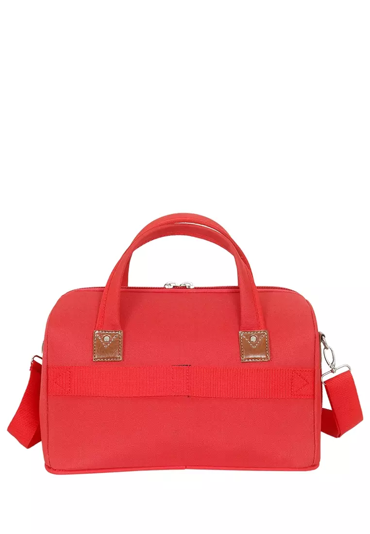 Tas Jinjing - Tote Bag Travel Time 6189 - 14 inch Red