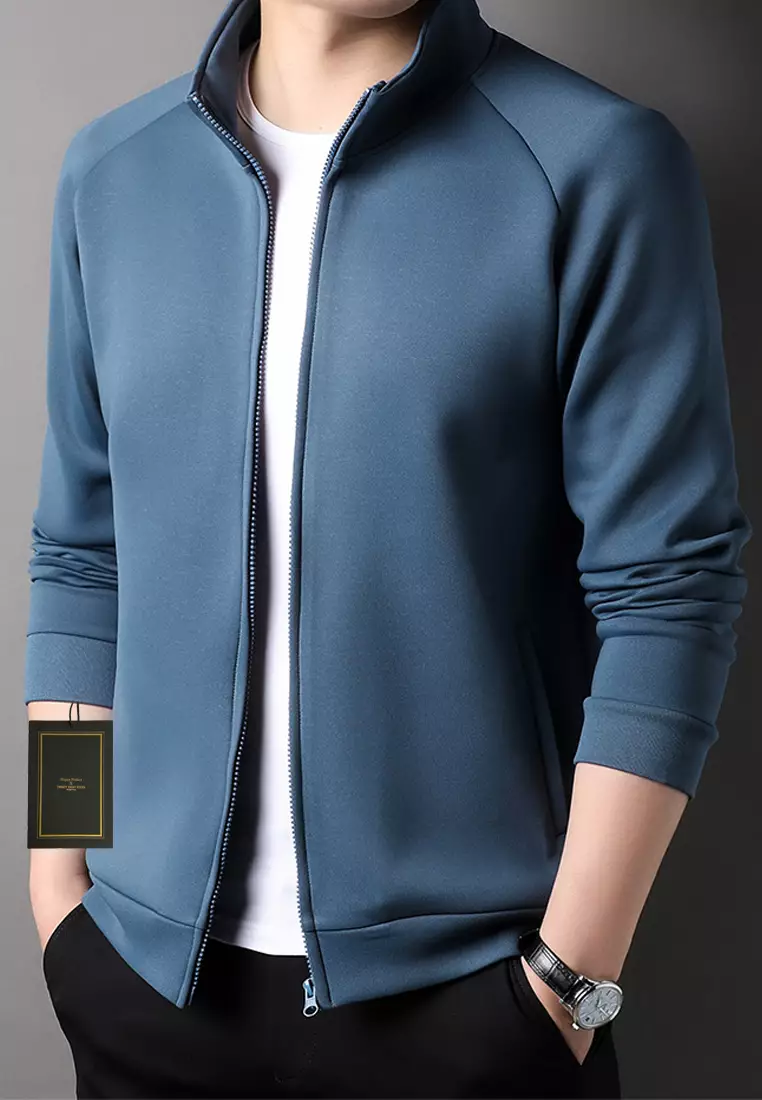 Slim Stand Collar Zipper Jacket TX-YH708