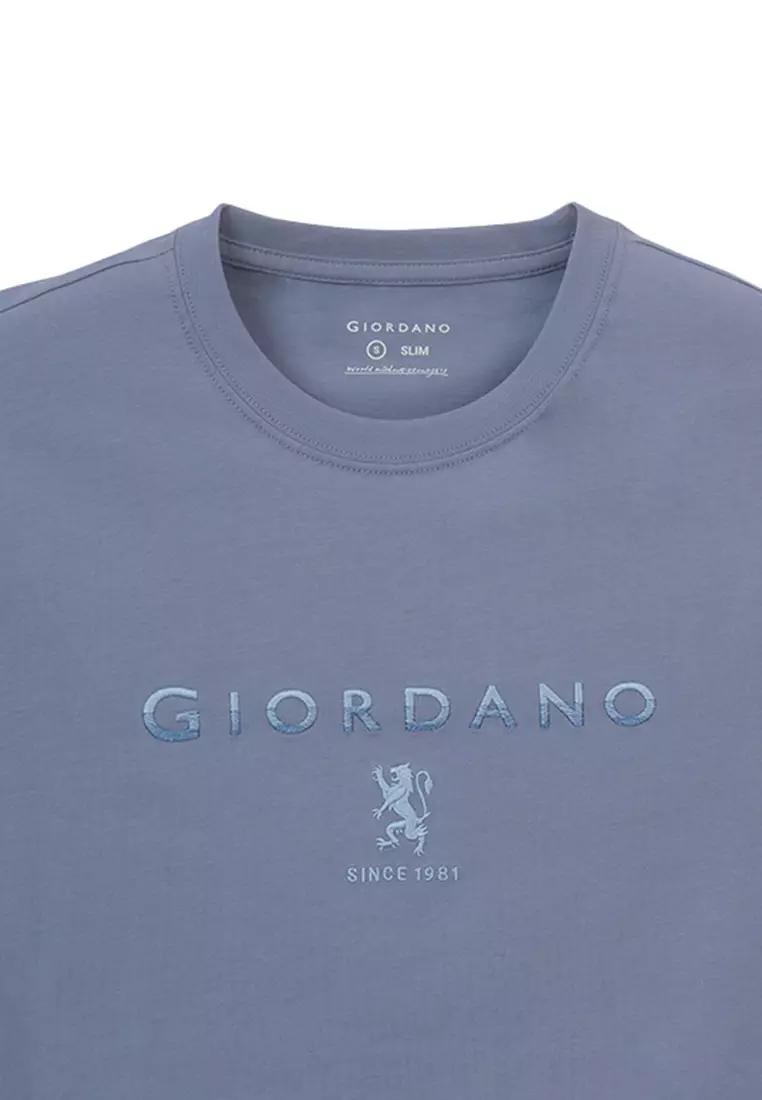Men's Slim Fit Lion Logo Tee 