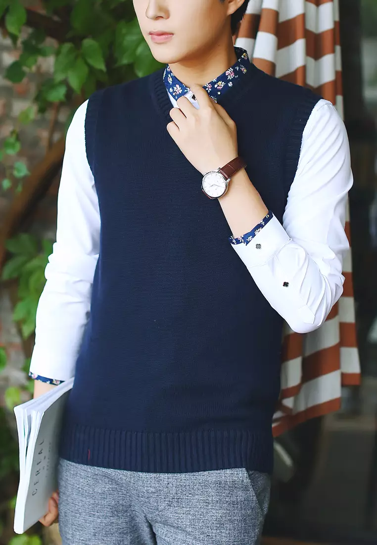 V-neck Casual Vest XH2019