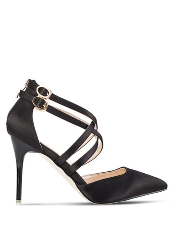 Occasion Strappy Satin Heels