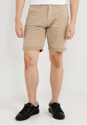 brown chino shorts mens