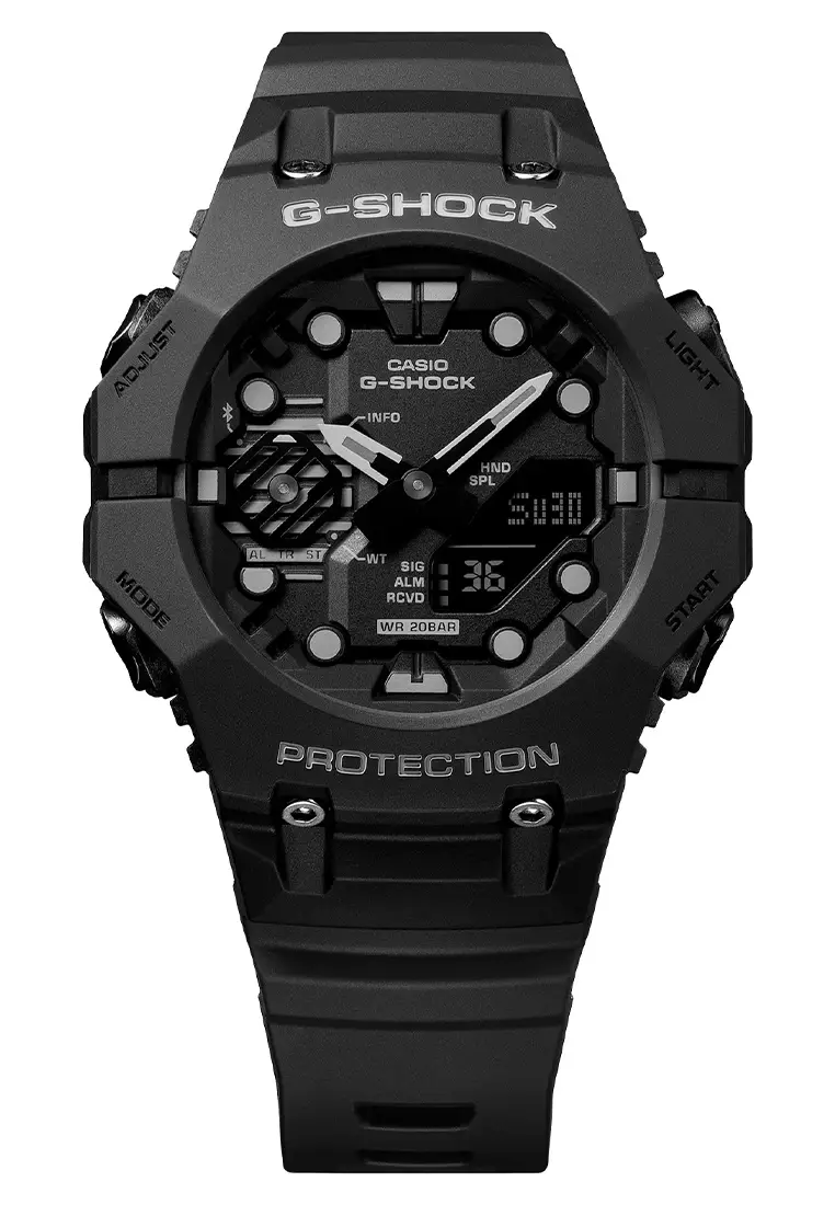 Jam Tangan Pria Casio G-Shock GA-B001-1ADR Digital Analog Dial Black Resin Band
