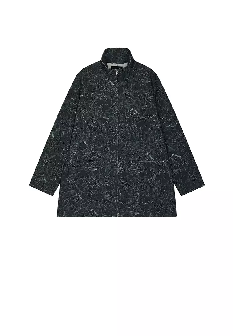 Cotton Pattern Element OVERSIZE Jacket
