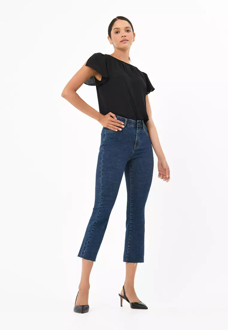Rosario Cropped Flare Jeans