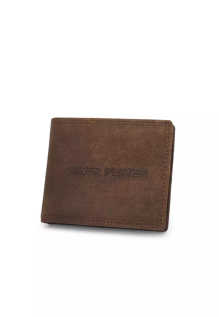 Gift Set - Leather RFID Wallet + 35mm Automatic Buckle Belt - Brown / Black