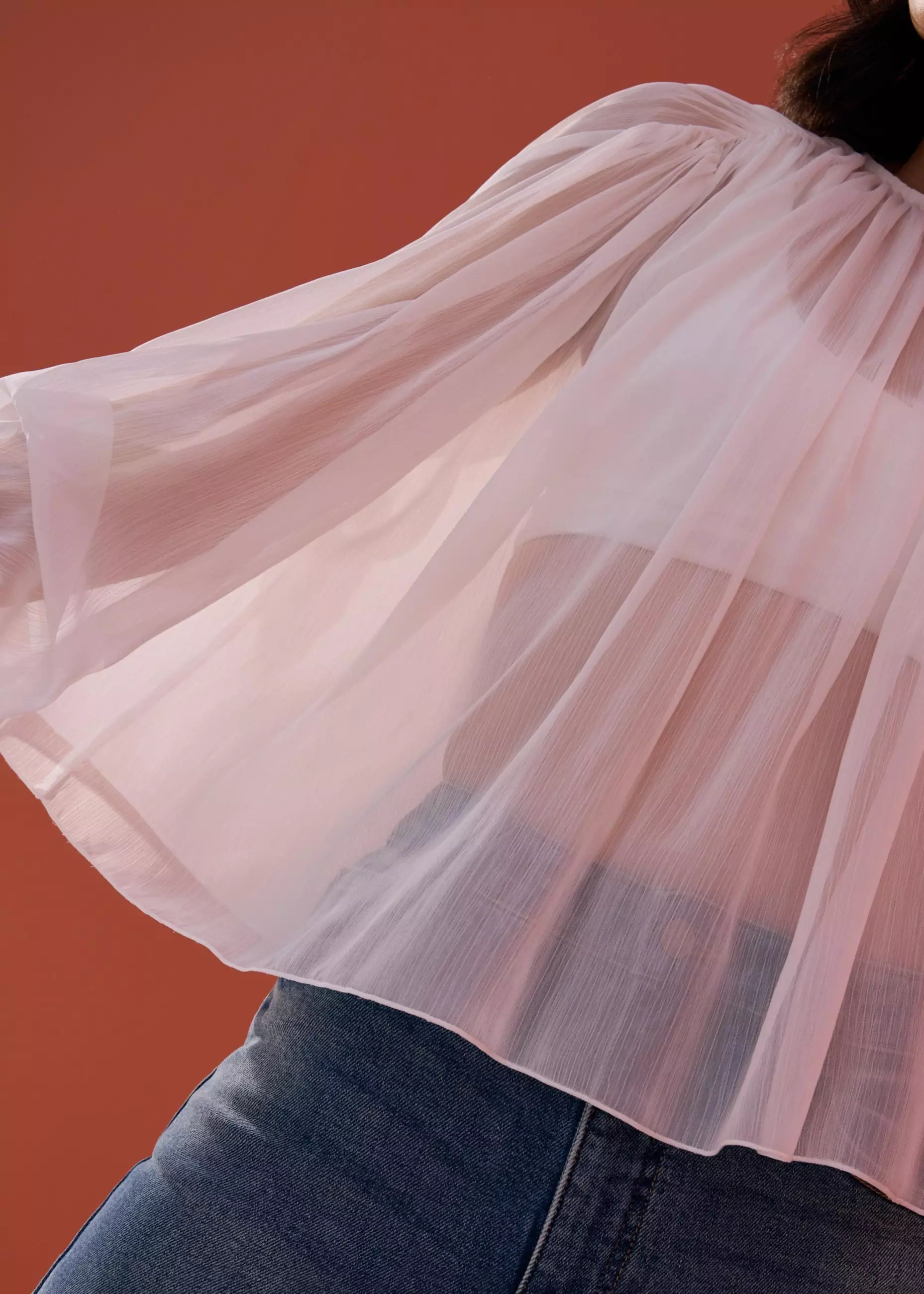 Atasan Wanita - Sheer Poet Blouse