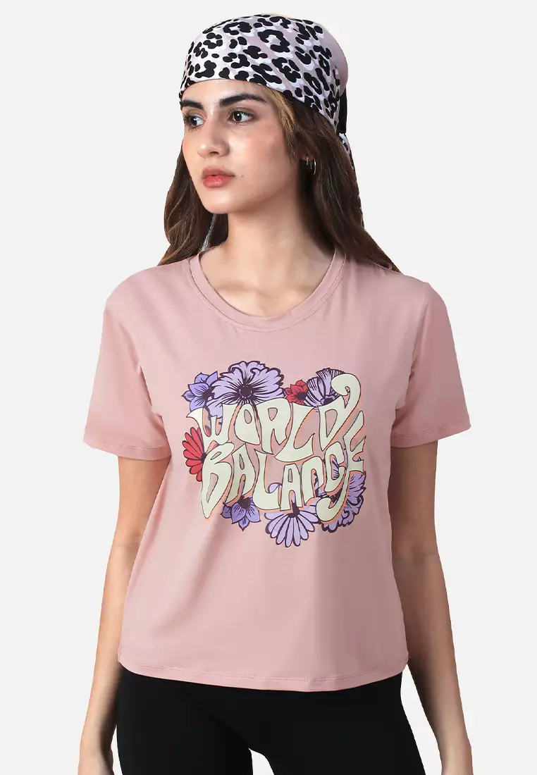 World Balance Brand Logo 53 Women's Tops T-shirt