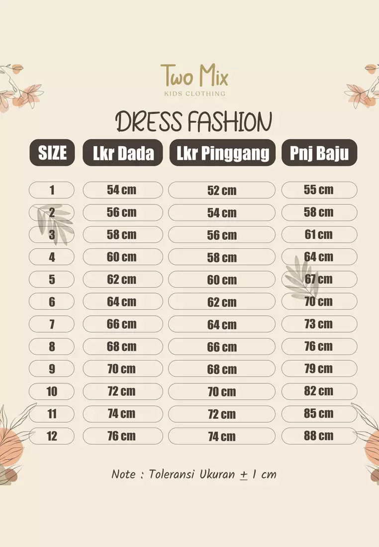 TWO MIX - Baju Anak Perempuan - Dress Anak Cewek Bahan Kaos Katun Spandex 1-12 Tahun 4223