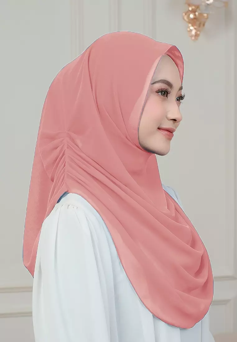 HIJAB INSTAN AURORA - SALMON