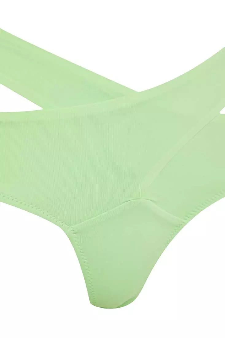 Cut Out High Waist Bikini Bottoms