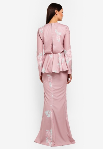 Buy Naya Kurung Modern from NH by NURITA HARITH in Pink at Zalora