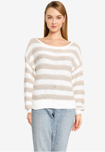 Abercrombie & Fitch multi Beachy Boatneck Knit 78C56AAAEC04EAGS_1