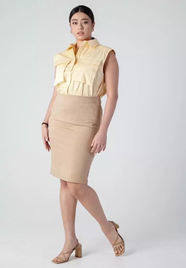 Pencil skirt zalora best sale