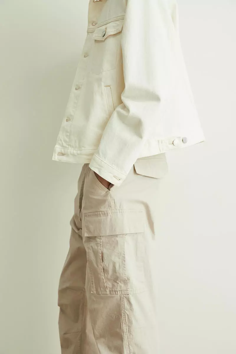 Regular Fit Ripstop cargo trousers