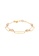 HABIB gold HABIB Oro Italia Nubiti Yellow and Rose Gold Bracelet, 916 Gold E6312AC94AA8D9GS_2