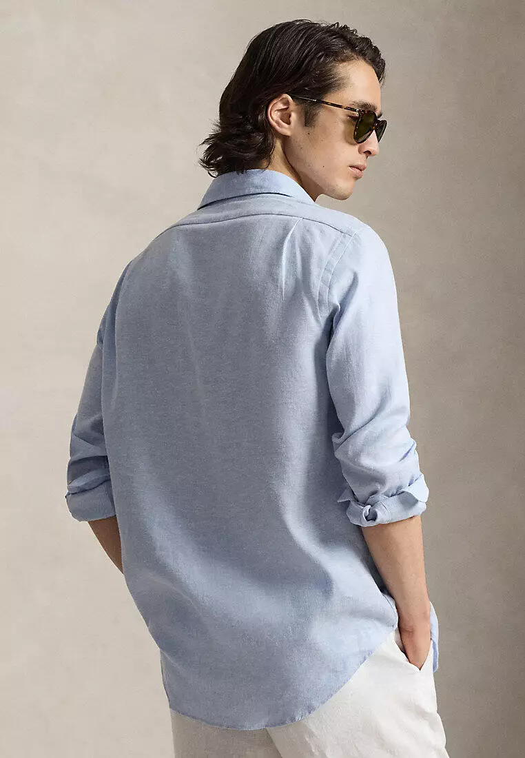 Classic Fit Linen-Blend Shirt