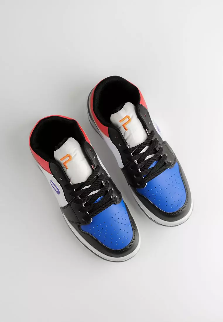 PAULMAY - Sepatu Sneakers Pria Boston - Black Blue