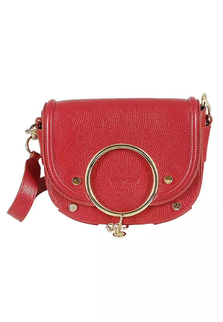 Mara Crossbody Bag in Dreamy Red