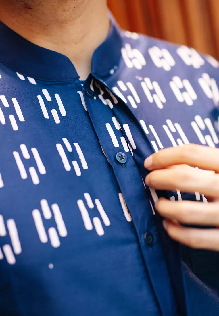 Hadinata Batik Koko Cap Pendek Furing Rayyan