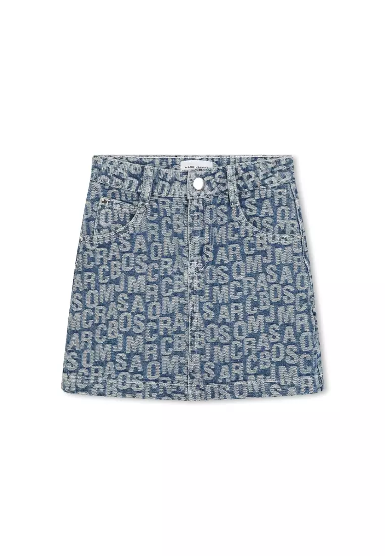 Marc jacobs denim midi skirt best sale