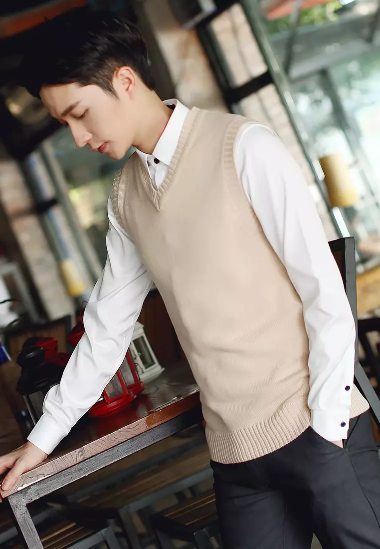 V-neck Casual Vest XH2019