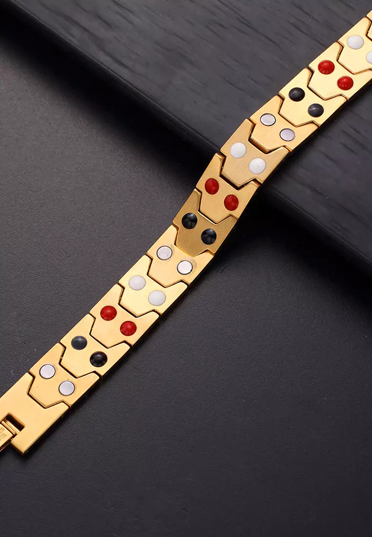 Watch Band Chunky Stack Gold Layered Bracelet