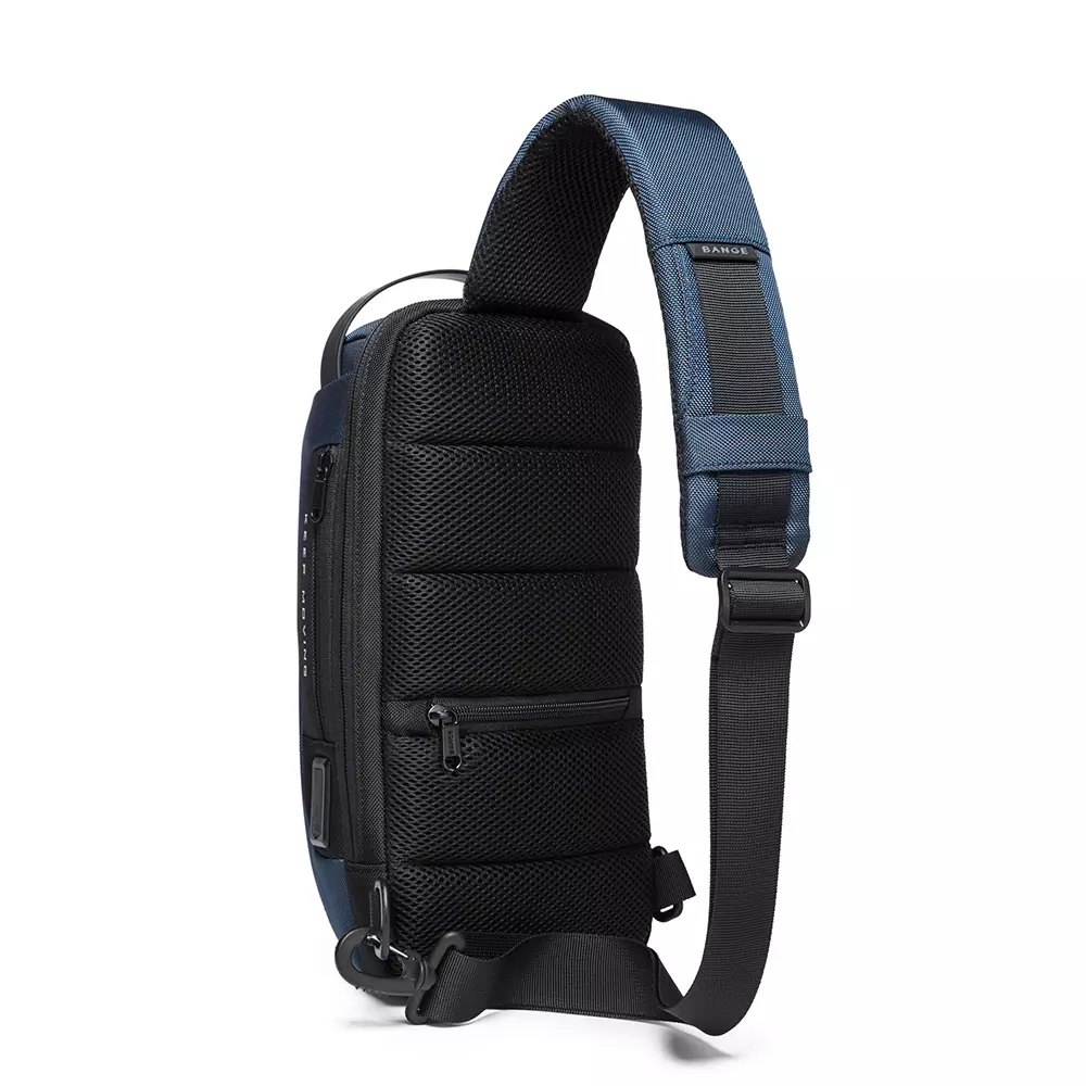 Bange BG22085 Tas Selempang Sling Bag Pria Lock - BLUE