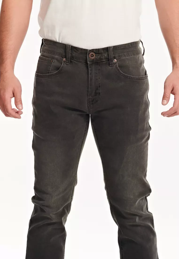 Caterpillar Men's NINETY EIGHT Slim Stretch Denim Jeans - Concrete Stone (2810290-13030)