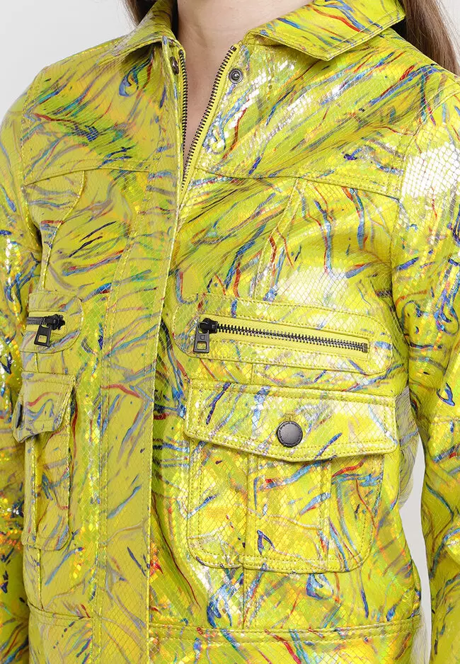 Buy Desigual Arty Straight Jacket 2023 Online | ZALORA Singapore