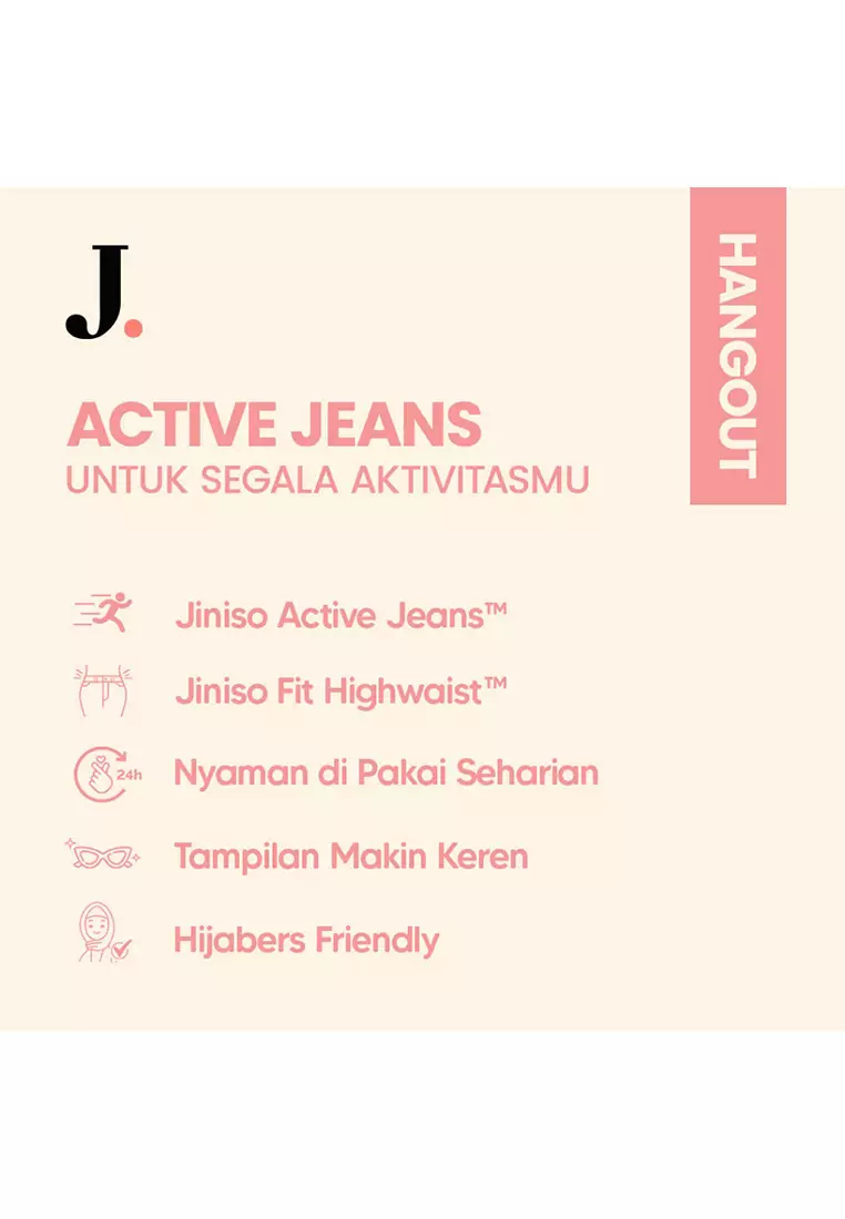 Highwaist Stretch Cutbray Pocket Jeans 711 HANGOUT